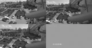 Установка систем видеонаблюдения на парковке в Каспийске в октябре